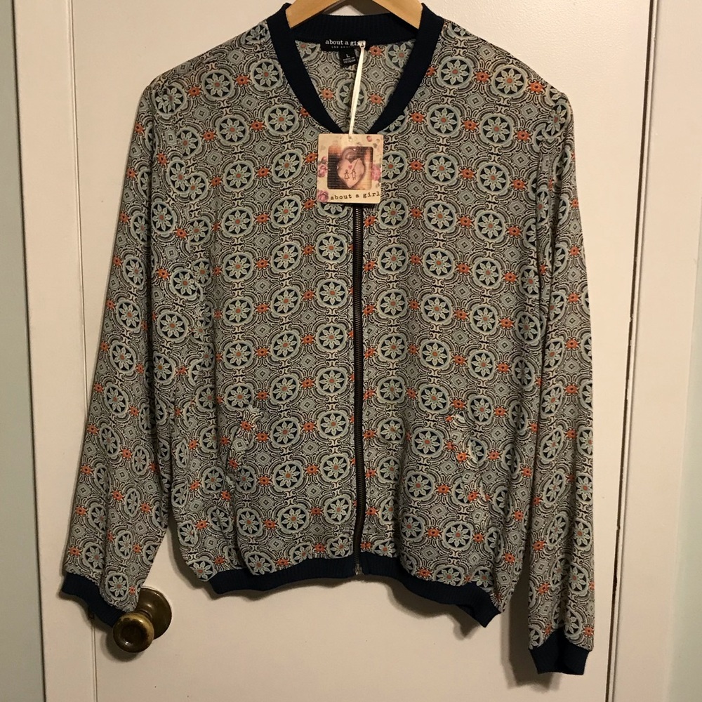 NWT Pattern Jacket Sz L